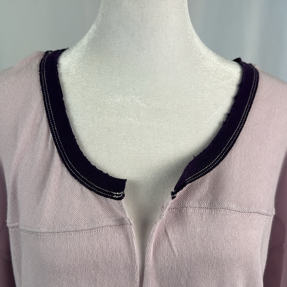 Women's Free People NWT Hail Mary Purple varsity # 34 Tunic - Picture 7 of 16